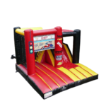 Jeu gonflable voitures de course