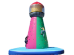 Phare gonflable d'escalade